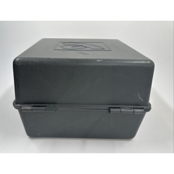 Vintage Marching Band Hat Medium Black Pluribus Eagle Costume Shako Maker w/Case - Picture 13 of 13